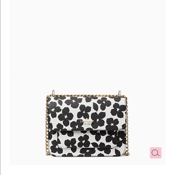 Kate Spade ♠️ Remi Graphic Blooms Flap Chain Crossbody - Picture 7 of 7